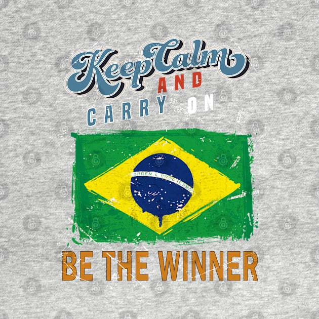 Keep Calm and Carry on Be The Winner by Islanr